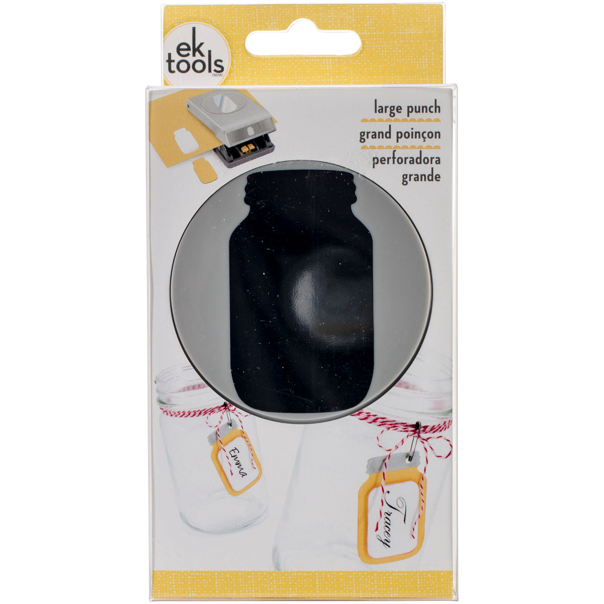 EK Success Large Punch - Glass Jar