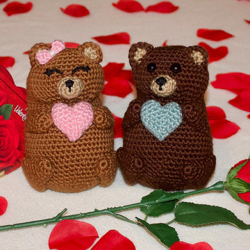 Sweetheart Panda & Teddy Bear Pudgy Pal
