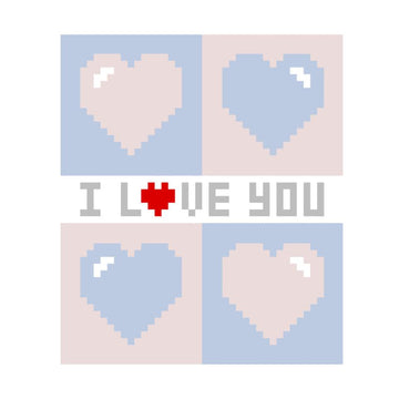 I Love You Graphghan Chart & written colour changes