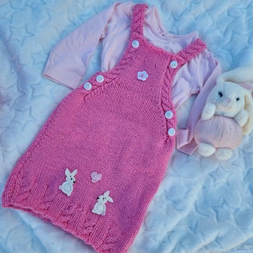 "Jayne" Aran Pinafore Set
