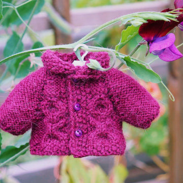 Plum Jacket & Mini skirt for doll