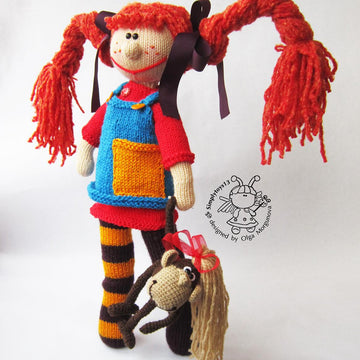 Mischievous red-haired doll