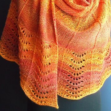 Cascade shawl 22