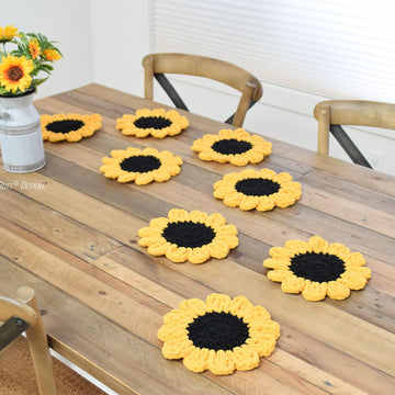 Sunflower Power Coasters