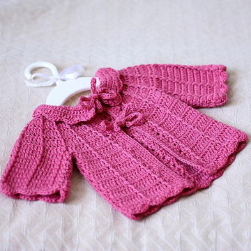 Candy Pink Baby Cardigan