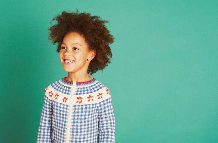 Nora Cardigan - Knitting Pattern For Kids in Debbie Bliss Baby Cashmerino