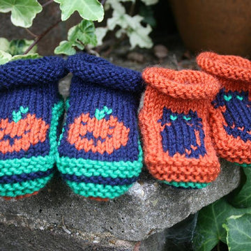 Halloween Baby Booties