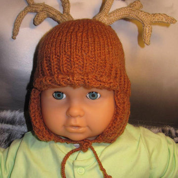 Baby Deerstalker Beanie Hat