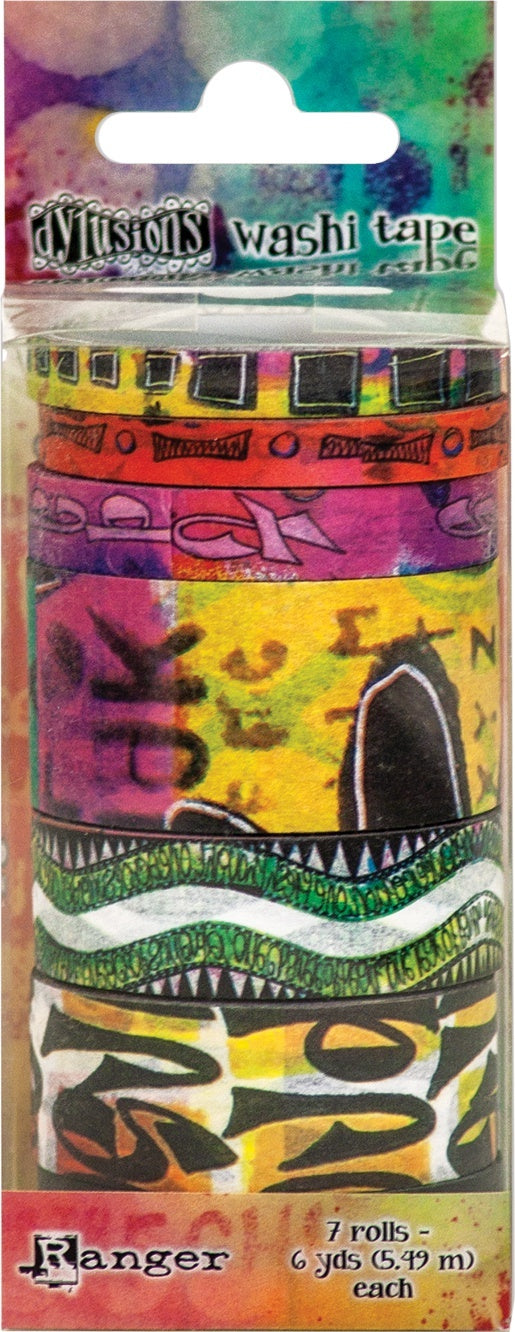 Ranger Dyan Reaveley's Dylusions Washi Tape Set - Set #6 - 7 Rolls