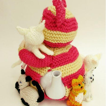 Cat Lady Tea Cosy Knitting Pattern