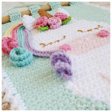 Unicorn wall hanging