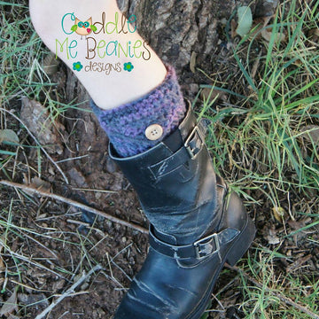 Buttons Not Bows Boot Cuffs