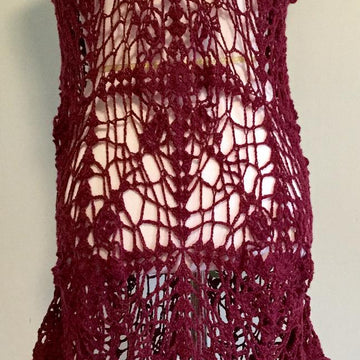 Pointed Hem Tunic Top Dress