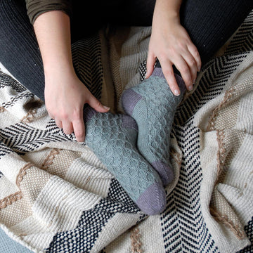 Lavender and Mint Socks