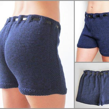 Strickanleitung - Shorts - kurze Hose - DARK BLUE – No.171