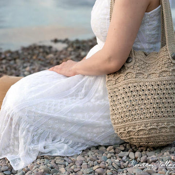 Woven Sunlight Summer Tote
