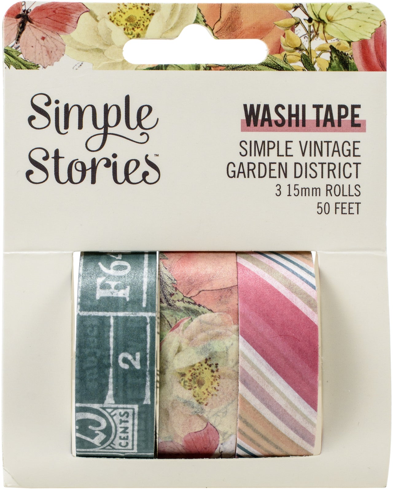 Simple Stories Simple Vintage Garden District Washi Tape 3/P - 619752