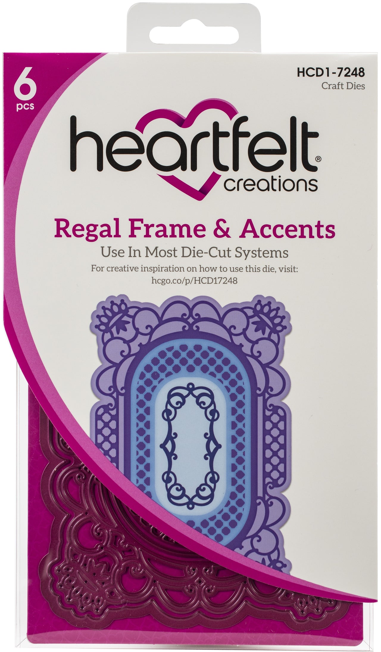Heartfelt Creations Frame & Accents Dies - Regal 1.25" To 6"
