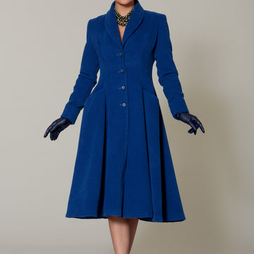 McCall's Misses'/Miss Petite Fit and Flare, Shawl Collar Coats M7478 - Sewing Pattern