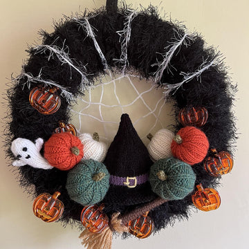 Light up Halloween Wreath
