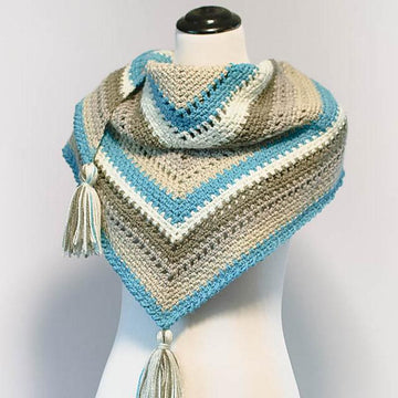 Cozy Striped Shawl