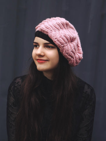 Wave Beret Knitting Pattern