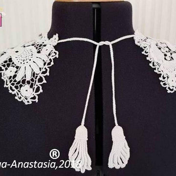Lace vintage detachable collar