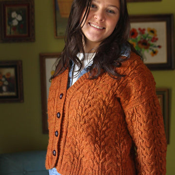Smoked Orange Cardigan