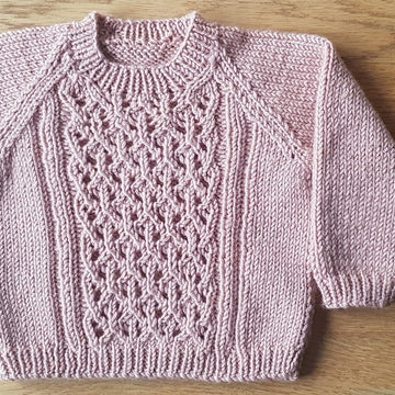 Laura Lace Panel Sweater