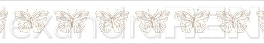 Alexandra Renke Washi Tape 15mmX10m - Butterflies, Wildness Of Nature
