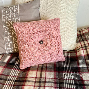 Twist of Serenity Pillow Cover