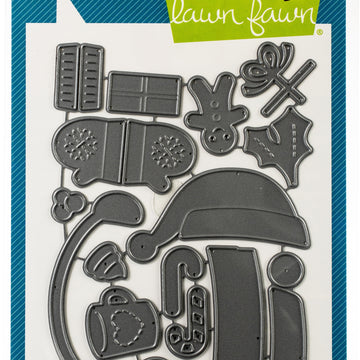 Lawn Fawn Lawn Cuts Custom Craft Die - Woodland Critter Huggers Winter Add-On