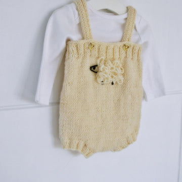 Baby Romper with Loopy Lamb