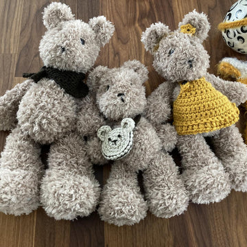 Goldy Locks and her three bear friends