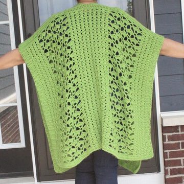 Meadows Crochet Ruana Pattern