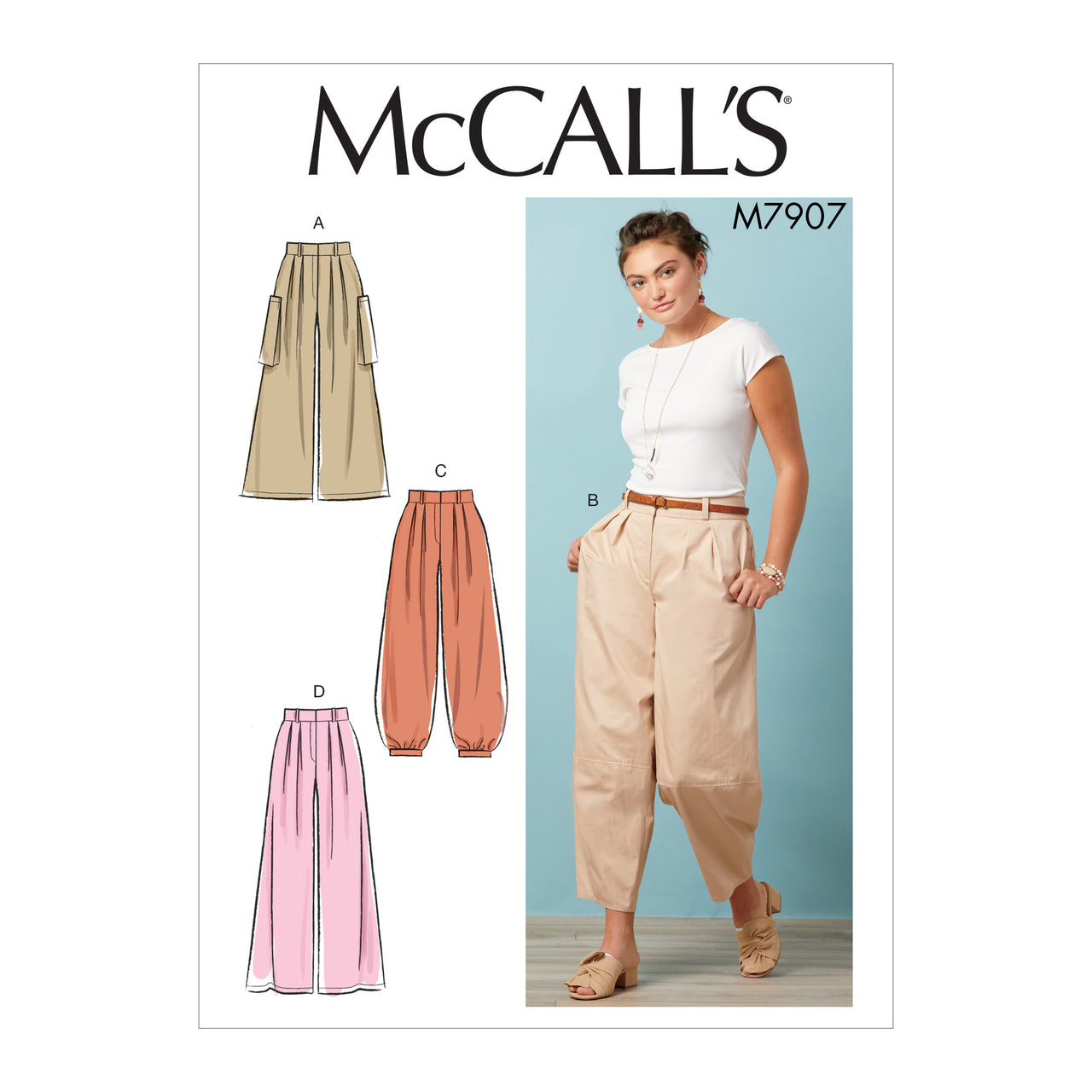 McCall's Misses' Pants M7907 - Sewing Pattern