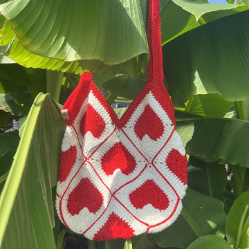Heart Granny Tote bag