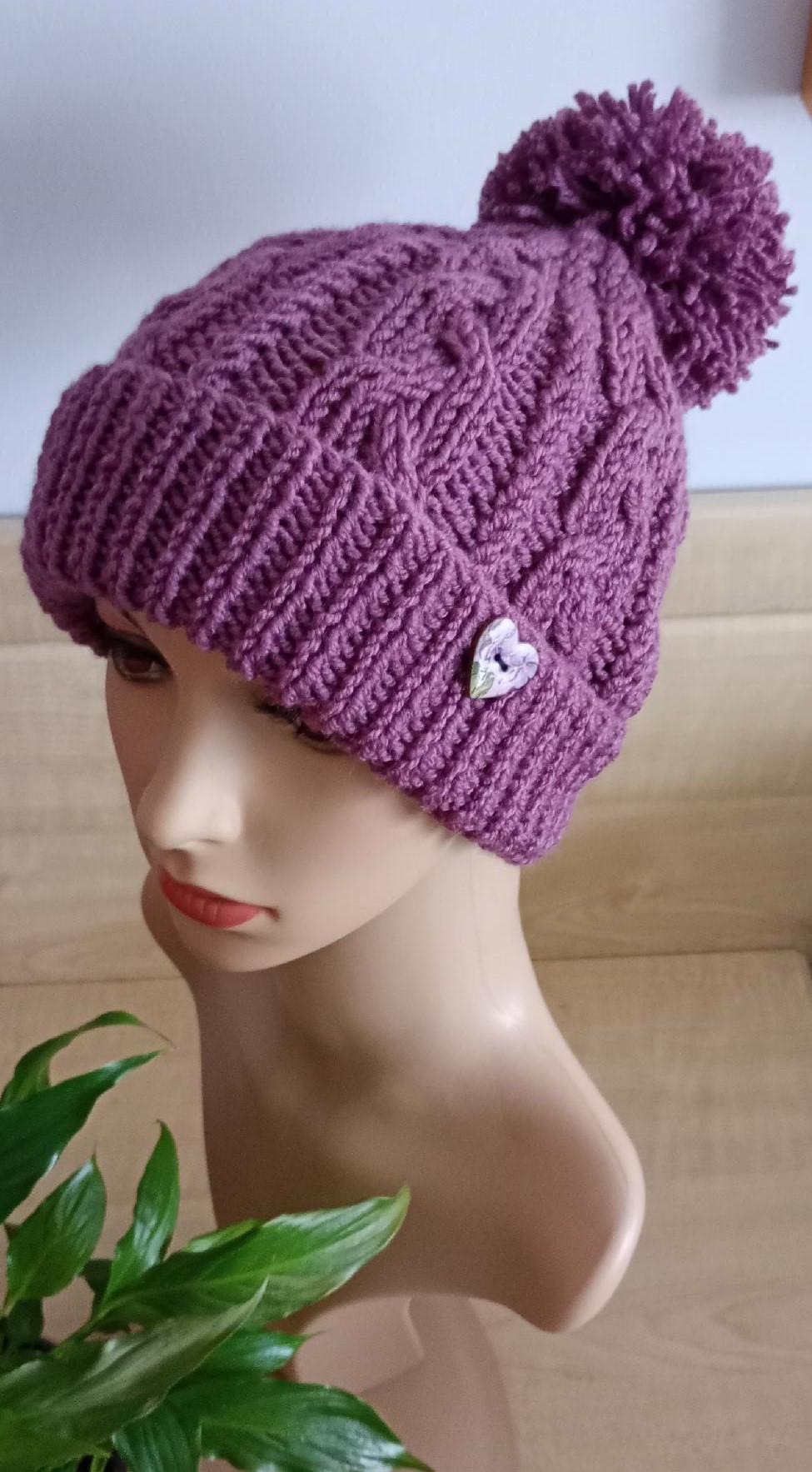 Easy Cable n Twist Chunky Hat Womens Mens