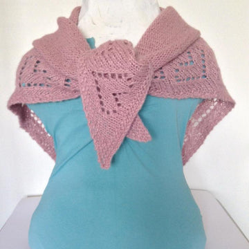 Alpaca Lace Hearts Shawl