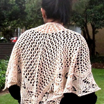 Jaali Knitted Shawl