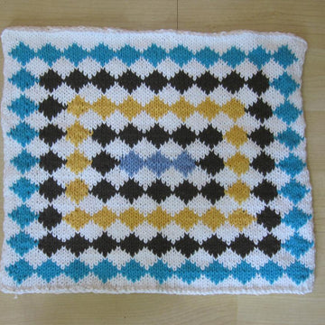 KGeometry Placemat: Rectangle with 99 Rhombuses