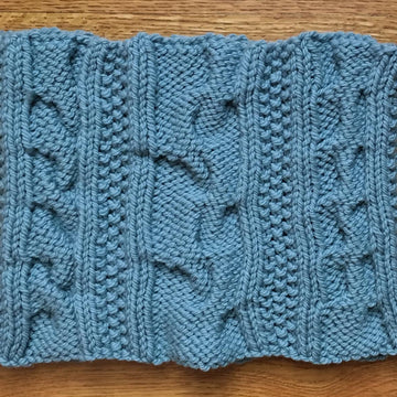Cabled Sampler Cowl