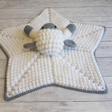 Snuggle Lamb Baby Lovey Security Blanket