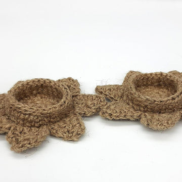 Jute tealight holder