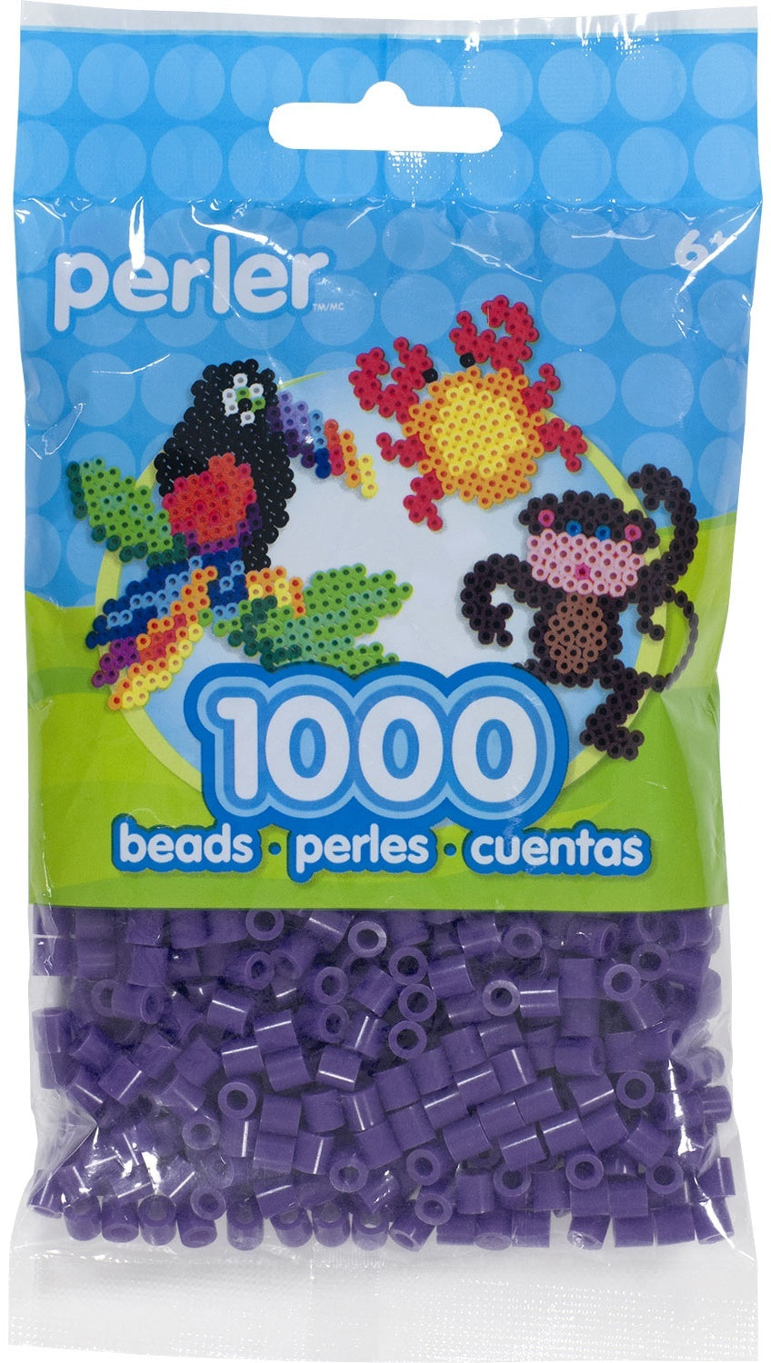 Perler Beads 1,000/Pkg - Grape