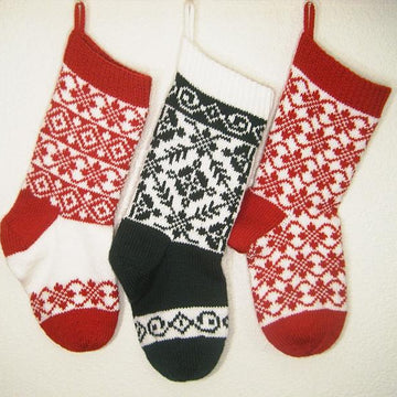Spider in the Roses Christmas Stocking
