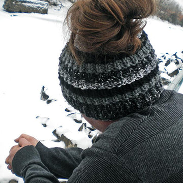 Unisex Bun Beanie