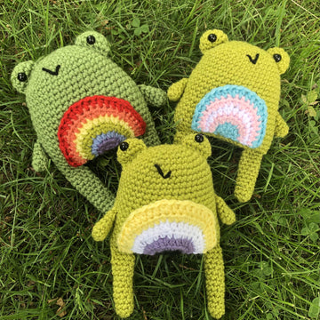 Crochet Pride Frog