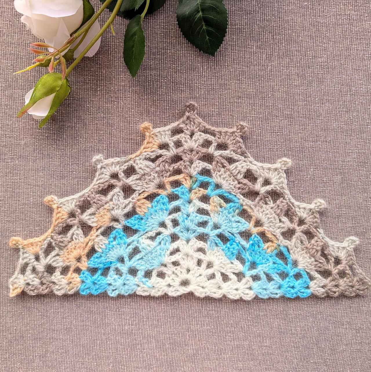 Crochet Bandana/Shawl Pattern/Chart #52