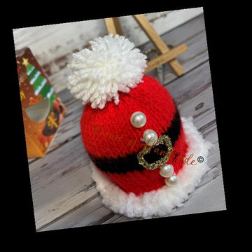 Santa Chocolate Orange Cover Knitting Pattern